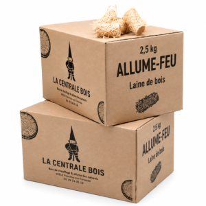 Allume feu laine de bois 5 kg
